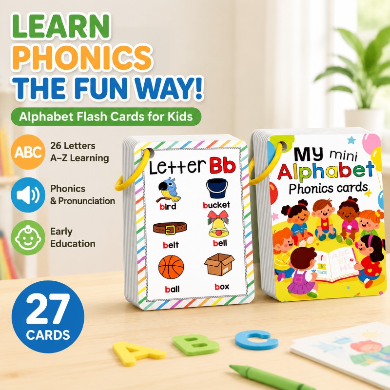 Flash Card Alphabet - Cartes flash d'apprentissage de l'anglais par