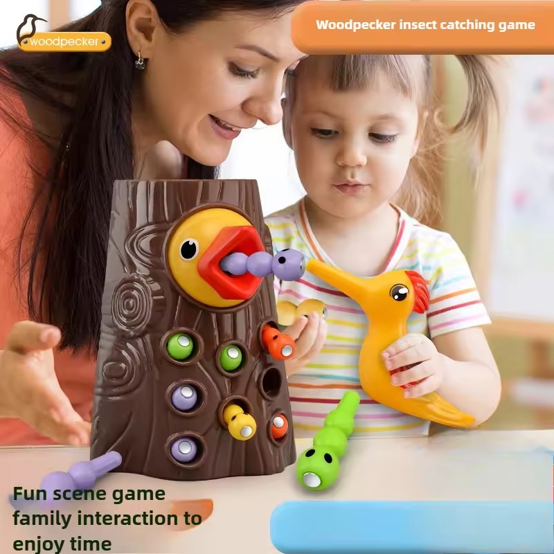 Human Body Puzzle - Woodpecker puzzle jouets attraper des insectes