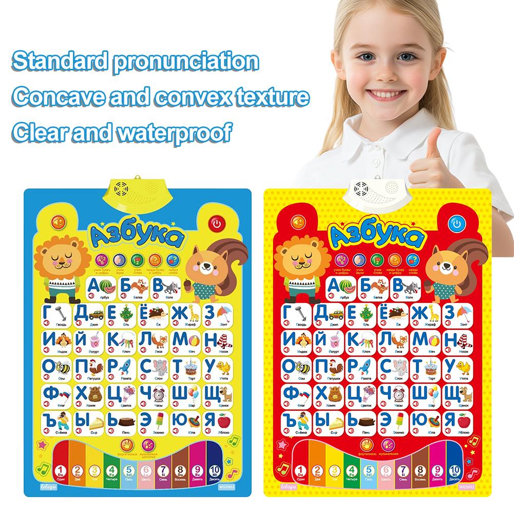 Kids Educational Posters - Tableau mural de l'alphabet interactif électronique