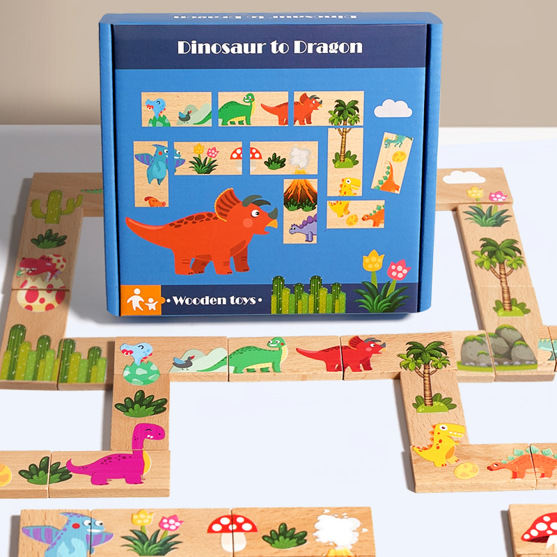 Educational Cartoon For Kids - Puzzle en bois pour enfants, motif