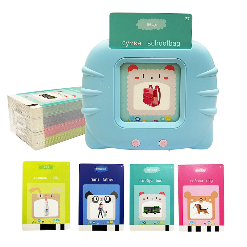 Flash Card Alphabet - Cartes flash anglaises russes pour enfants,