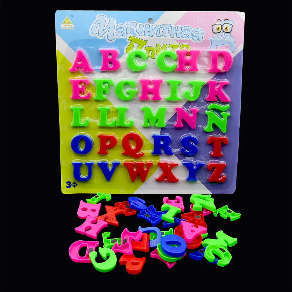 Magnetic Letter Board - Aimants espagnols pour réfrigérateur, Alphabet ABC,