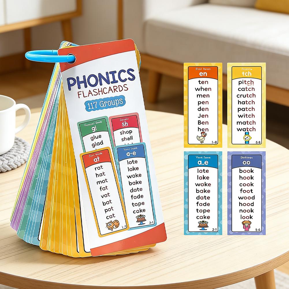 Flash Card Alphabet - Cartes flash phoniques pour enfants de