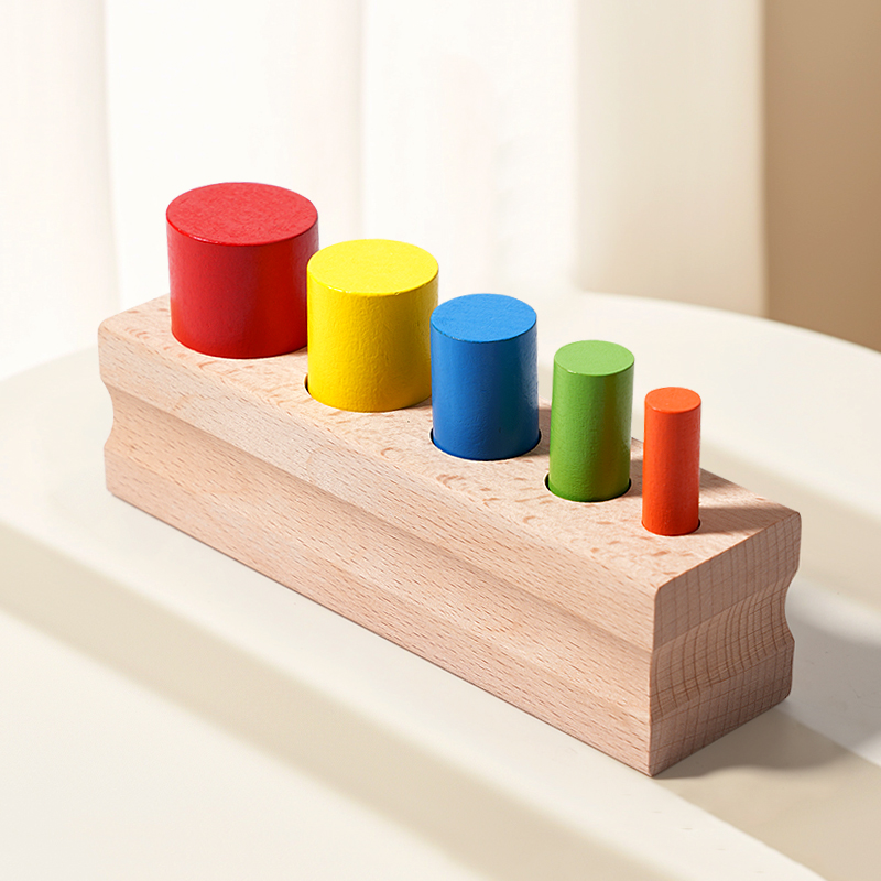 Kids Education Help - Jouet en bois Montessori avec boutons