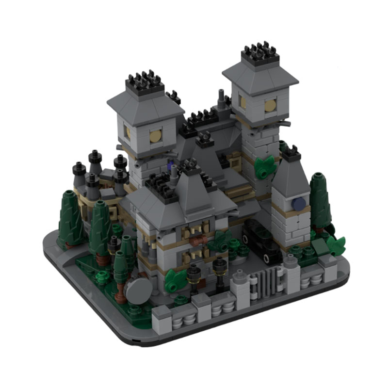 Kids Education Academy - 873 pièces MOC Architecture Nevermore Academy