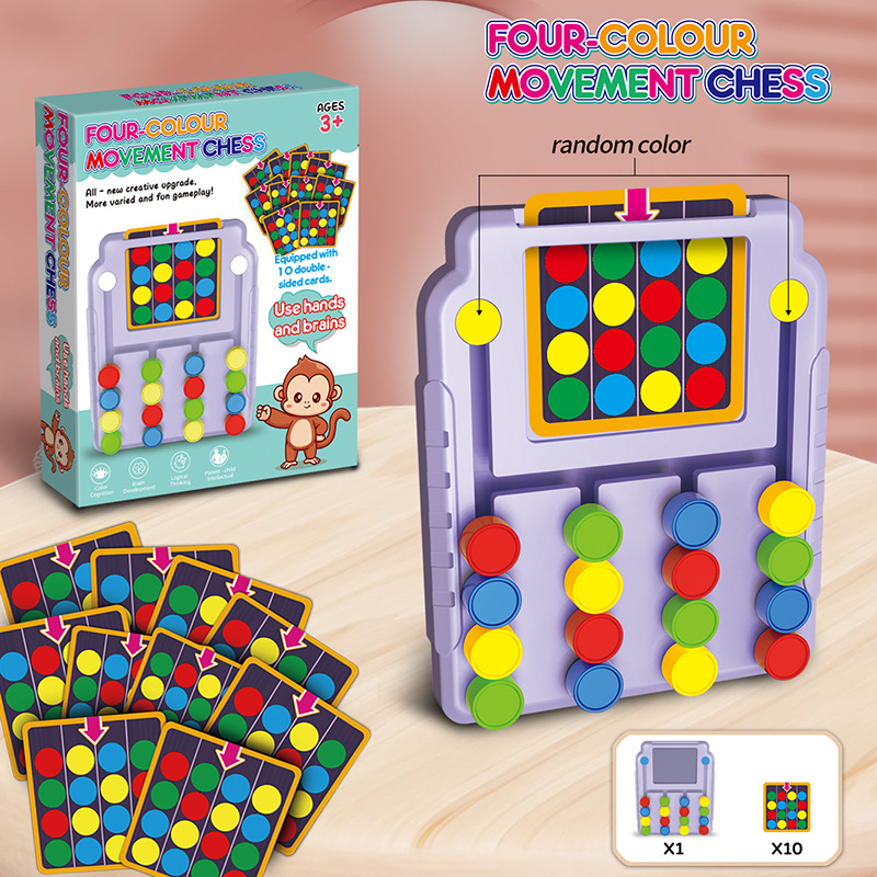 Kids Education Material - Jeu de logique Tic-Tac-Toe à quatre