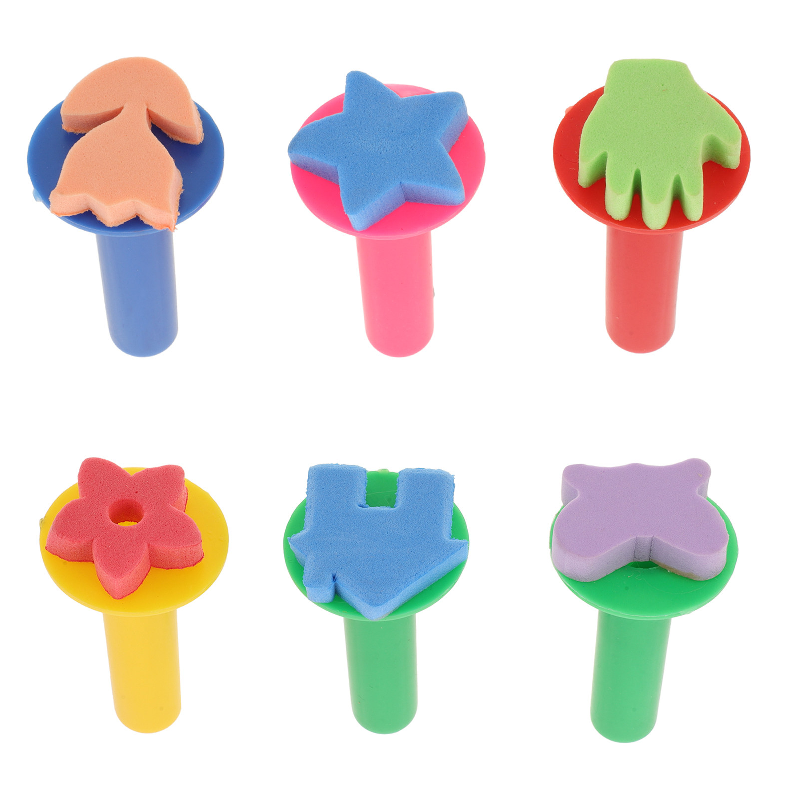 Lot de 6 tampons éponge pour e - Educational Cartoon For Kids avis et prix