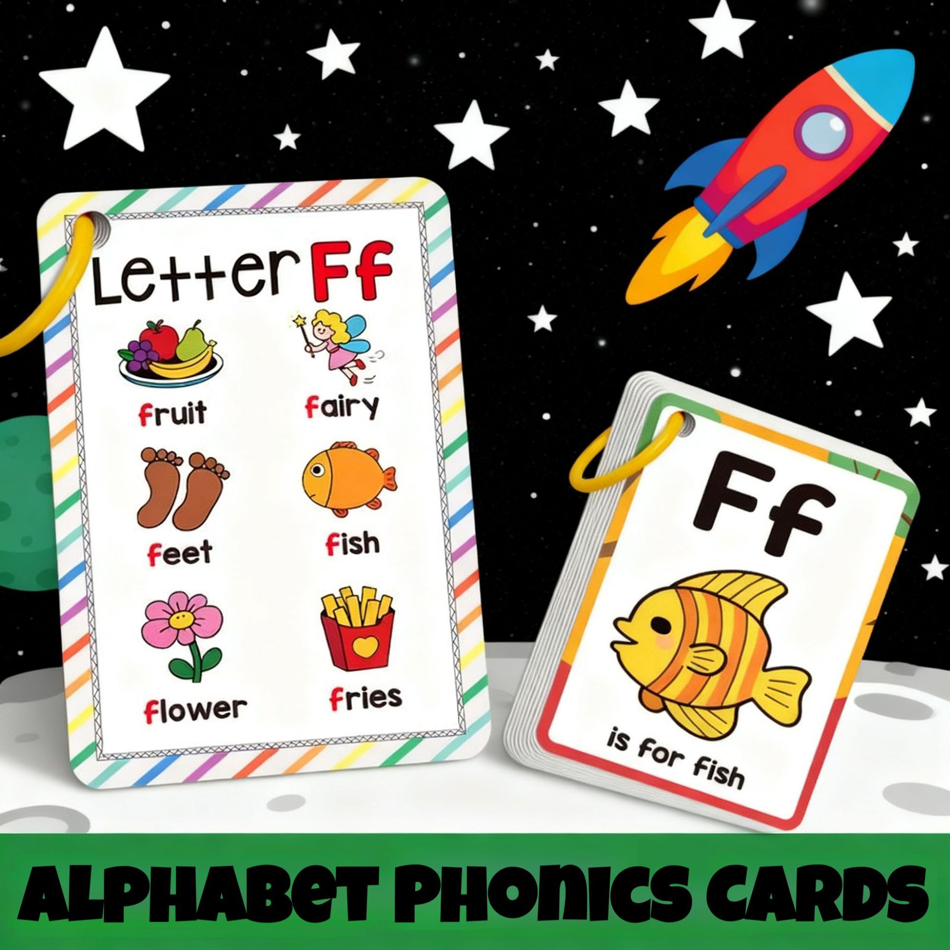 Cartes flash écologiques sur l - Flash Card Alphabet avis et prix