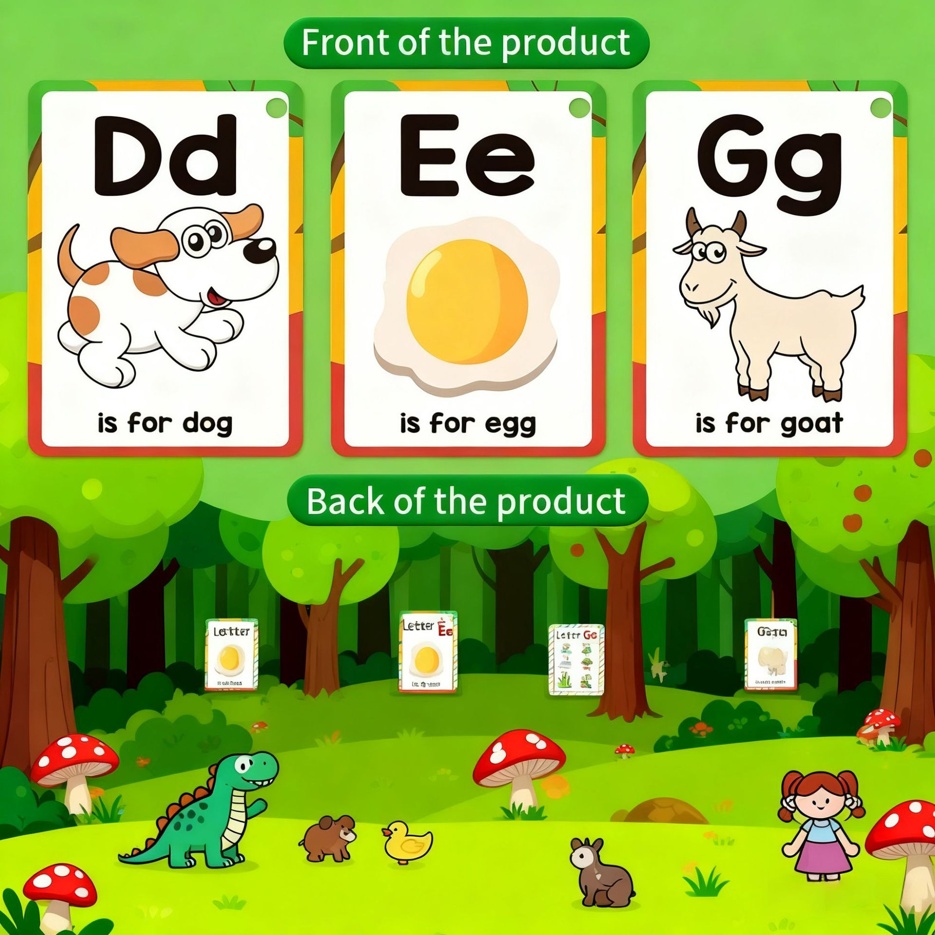 Cartes flash écologiques sur l - Flash Card Alphabet avis et prix