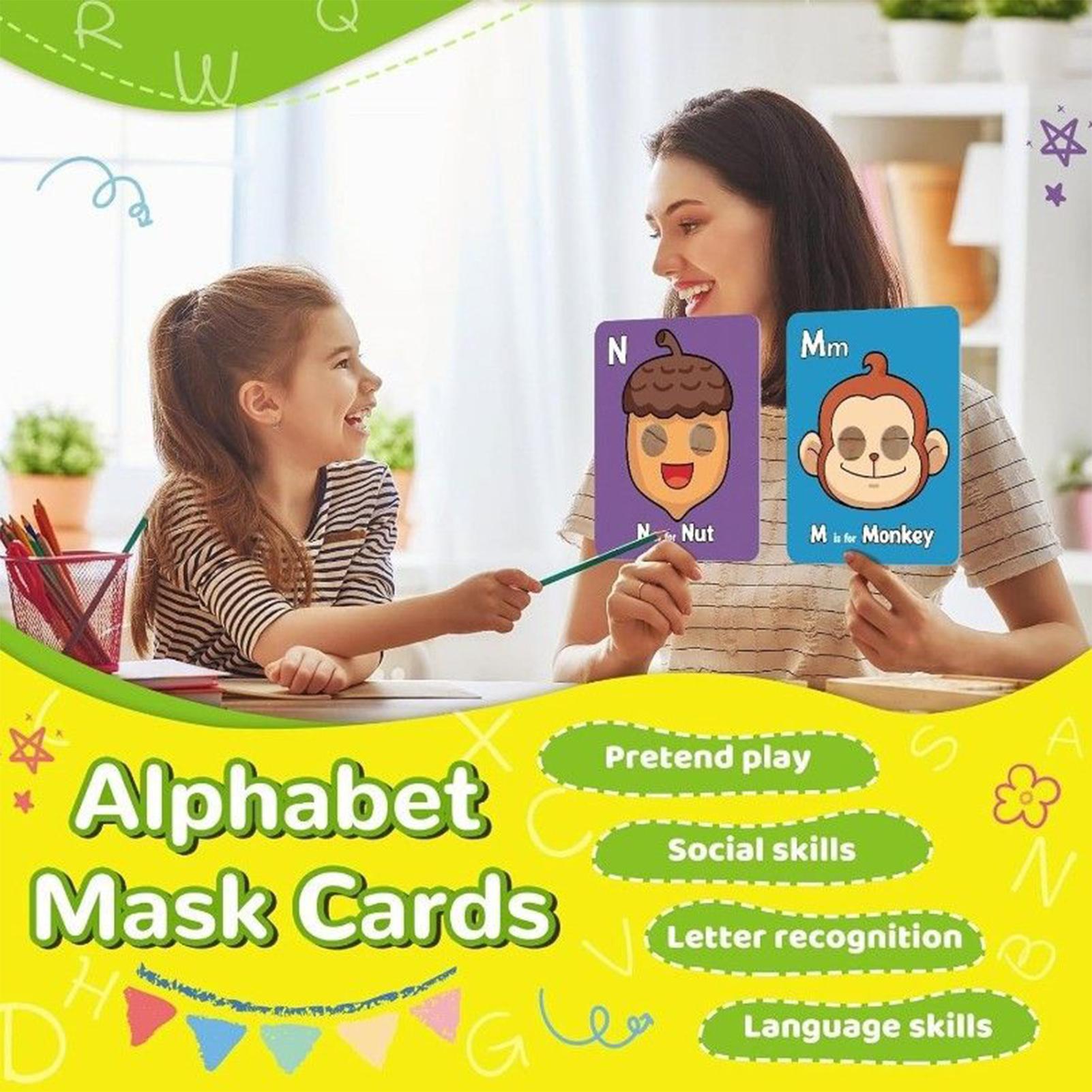 26 pièces cartes Flash de l'al - Flash Card Alphabet avis et prix