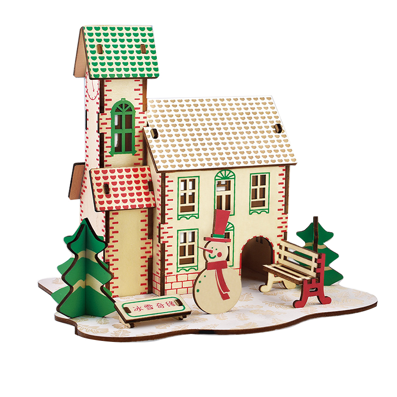 Puzzle 3D en bois, Architectur - Kids Without Education avis et prix
