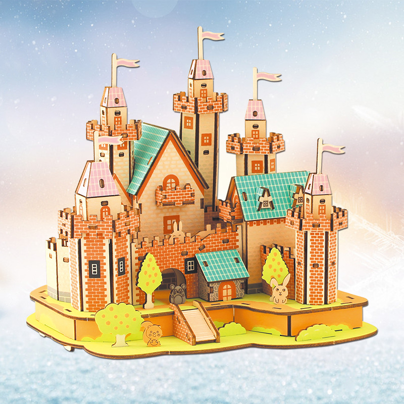 Puzzle 3D en bois, Architectur - Kids Without Education avis et prix