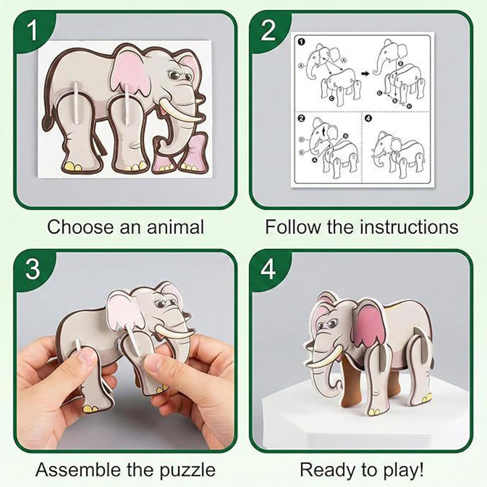 Puzzles de dessins animés 3D p - Educational Cartoon For Kids avis et prix