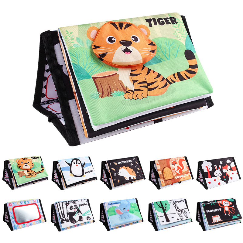 Livre en tissu noir et blanc p - Kids Education Material avis et prix