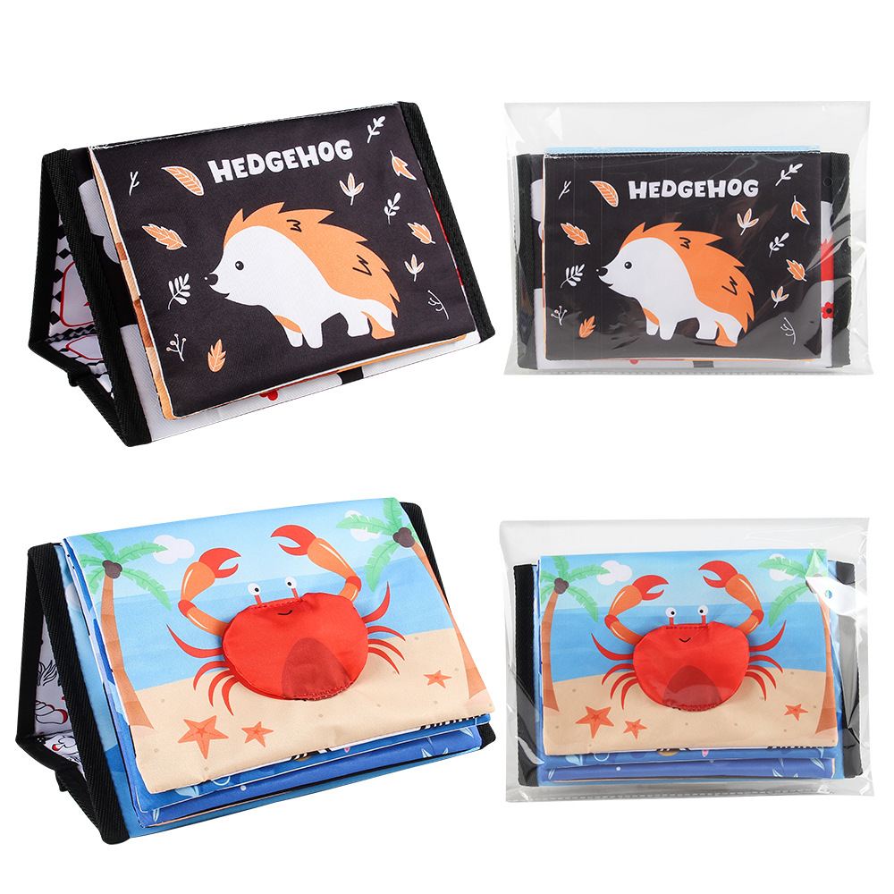 Livre en tissu noir et blanc p - Kids Education Material avis et prix