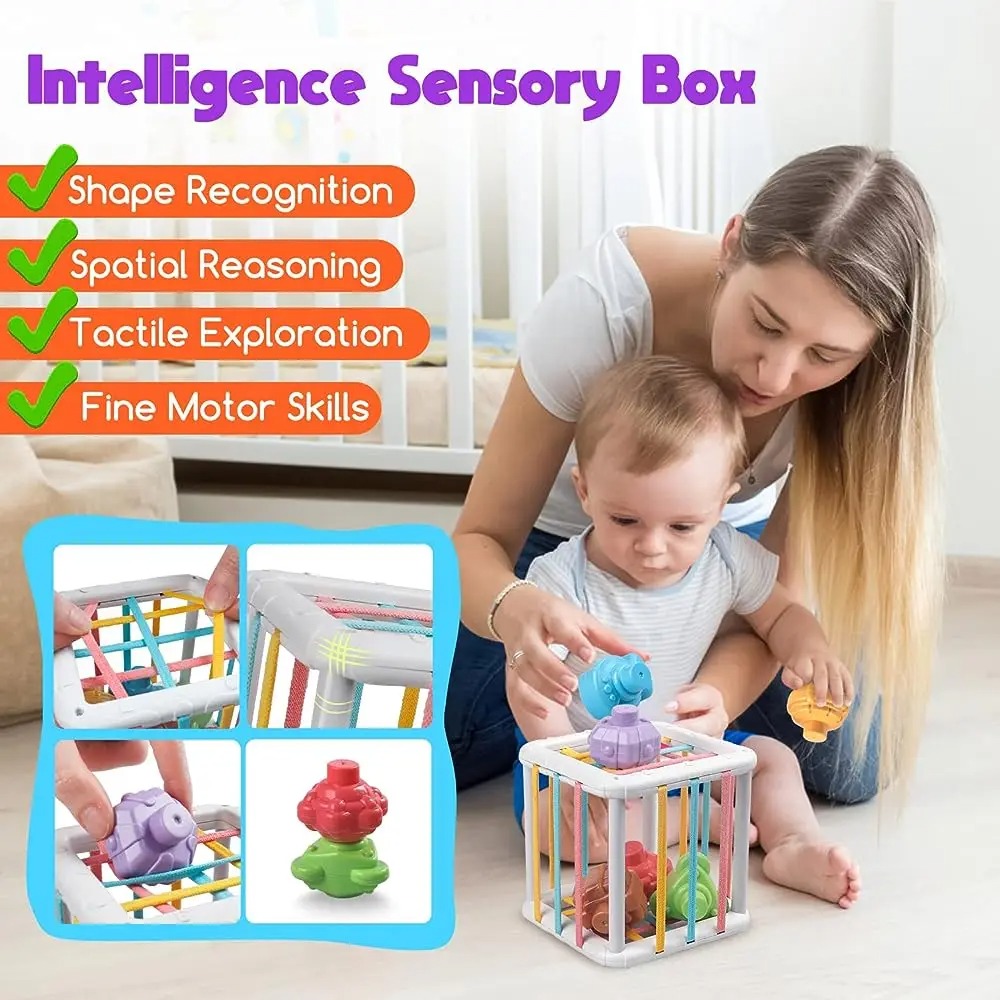 Cube de tri de formes Montesso - Kids Education Toy avis et prix
