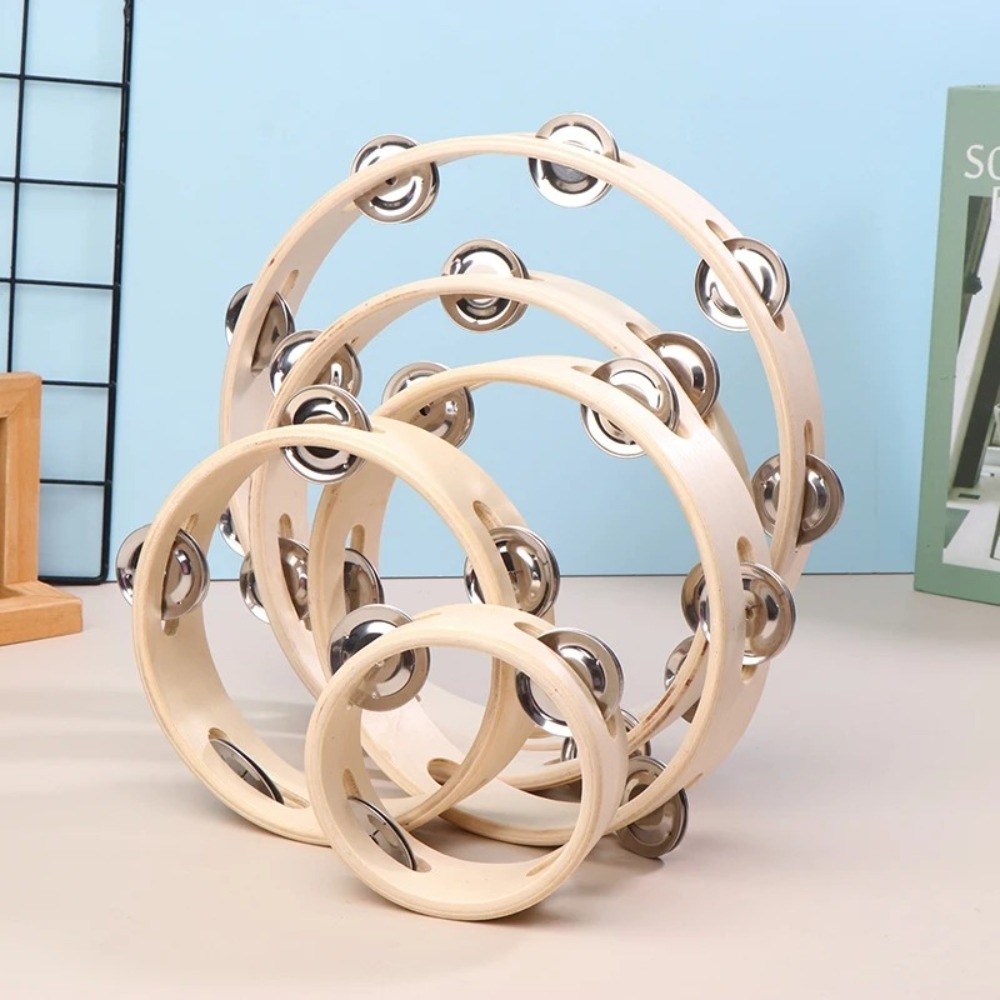 Nouveau Tambourin en Bois à un - Kids Education Music avis et prix