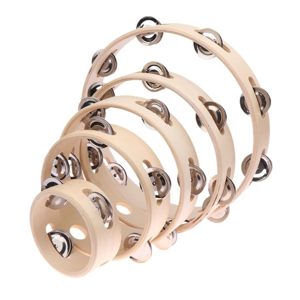 Nouveau Tambourin en Bois à un - Kids Education Music avis et prix