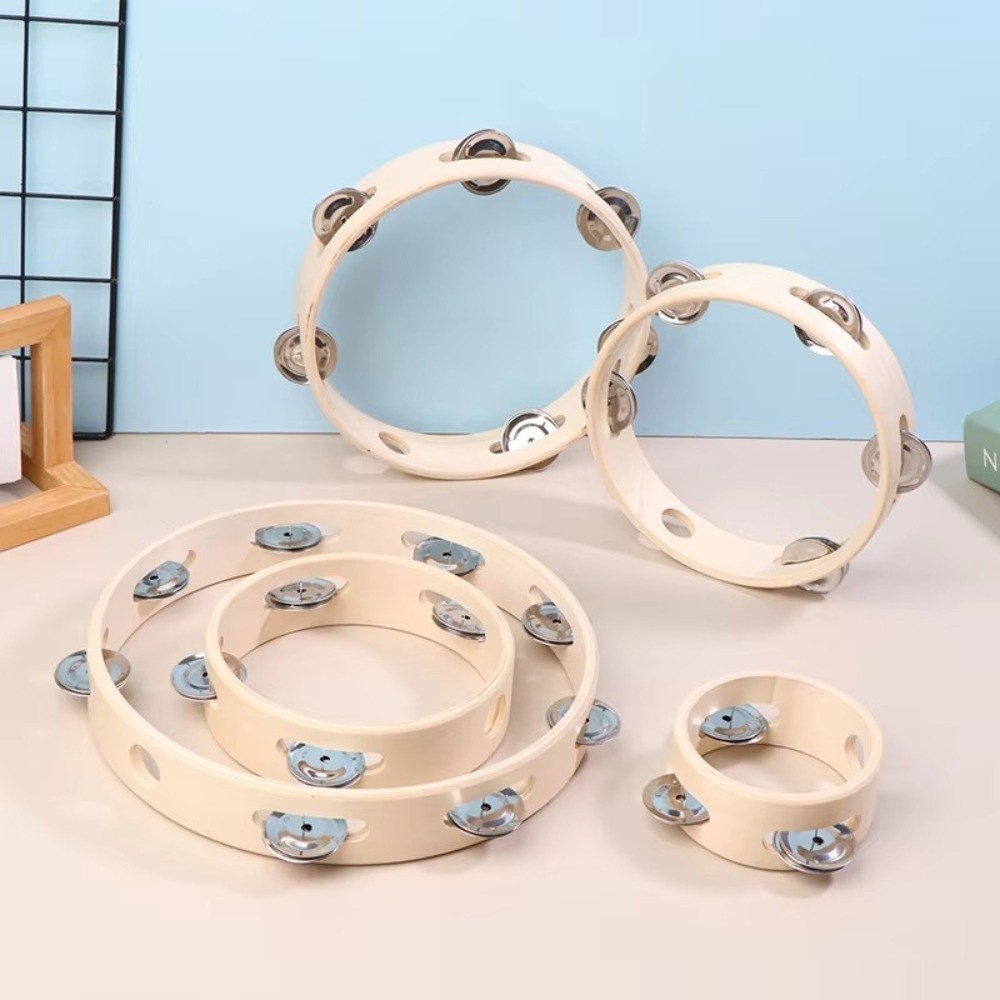 Nouveau Tambourin en Bois à un - Kids Education Music avis et prix