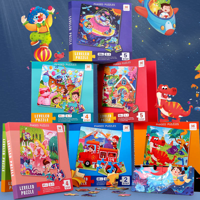 Puzzle magnétique en bois pour - Educational Cartoon For Kids avis et prix