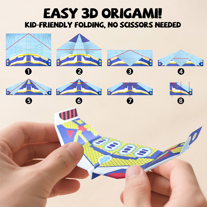 Kit d'origami pour avions en p - Kids Education Material avis et prix