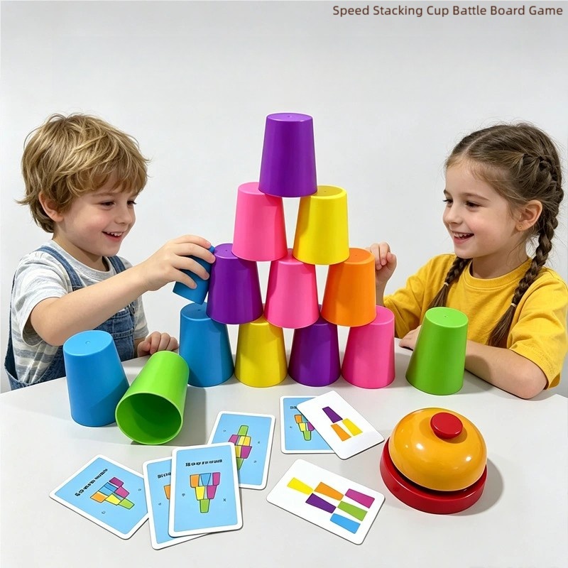 Jeu de tasses à empiler rapide - Kids Education Help avis et prix