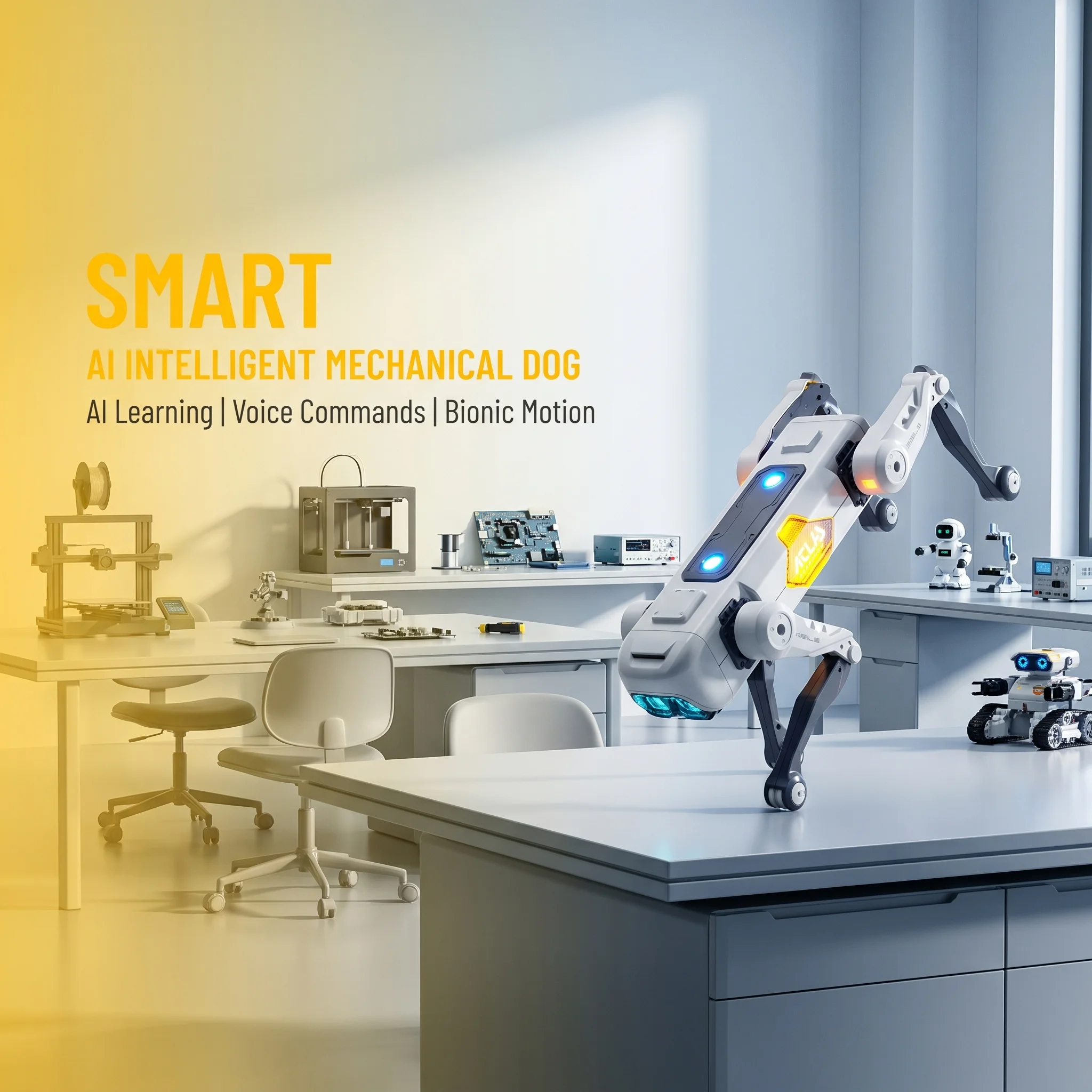Robot chien intelligent IA, co - Kids Education Material avis et prix