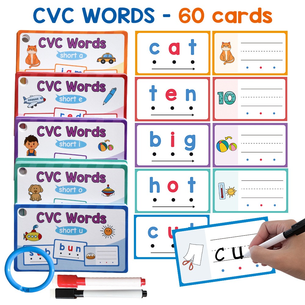 Cartes Flash d'écriture effaça - Sight Word Game avis et prix