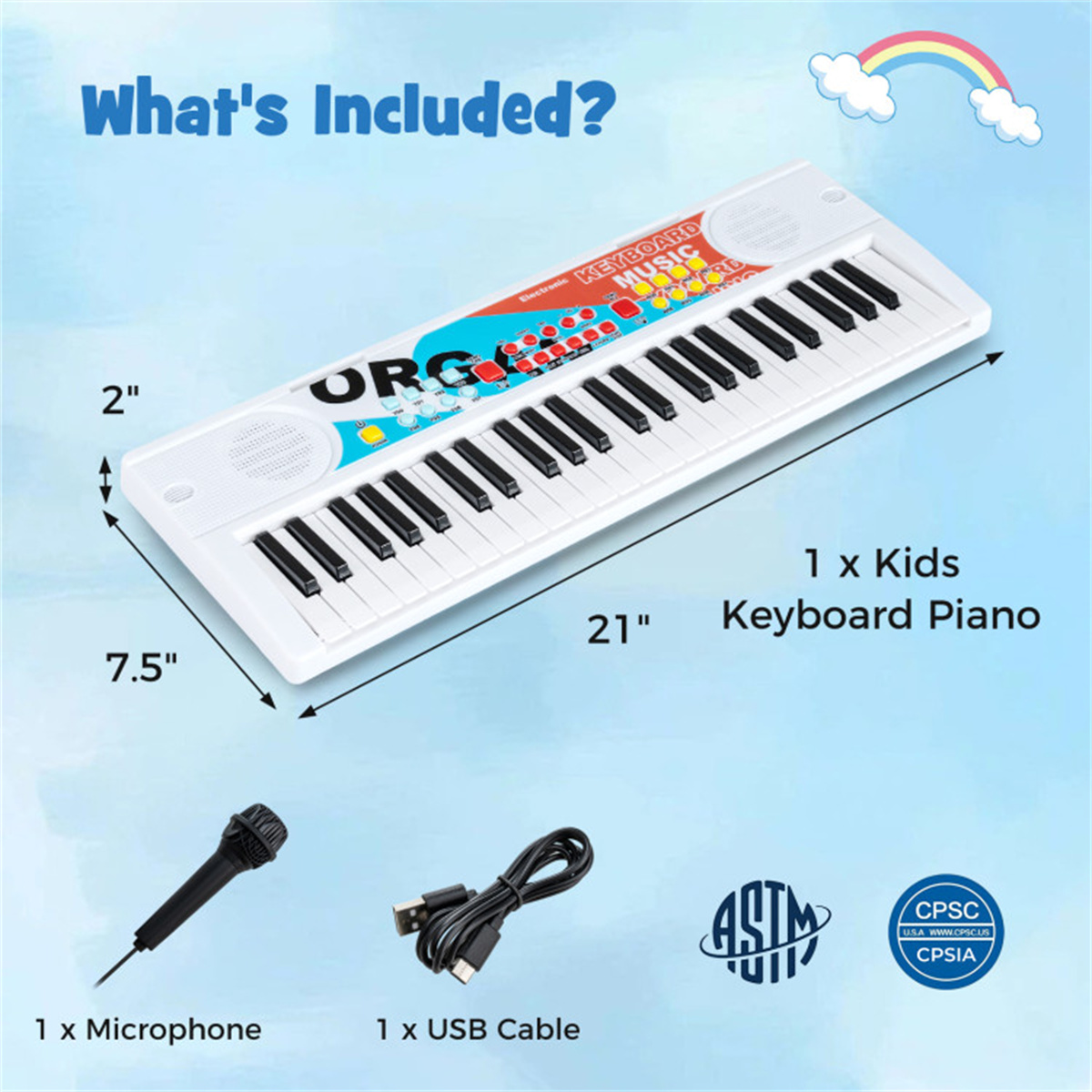 Clavier électronique pour enfa - Kids Education Music avis et prix