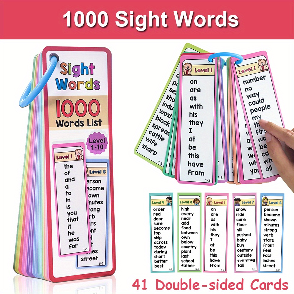 Cartes Flash de 1000 mots de v - Sight Word Game avis et prix